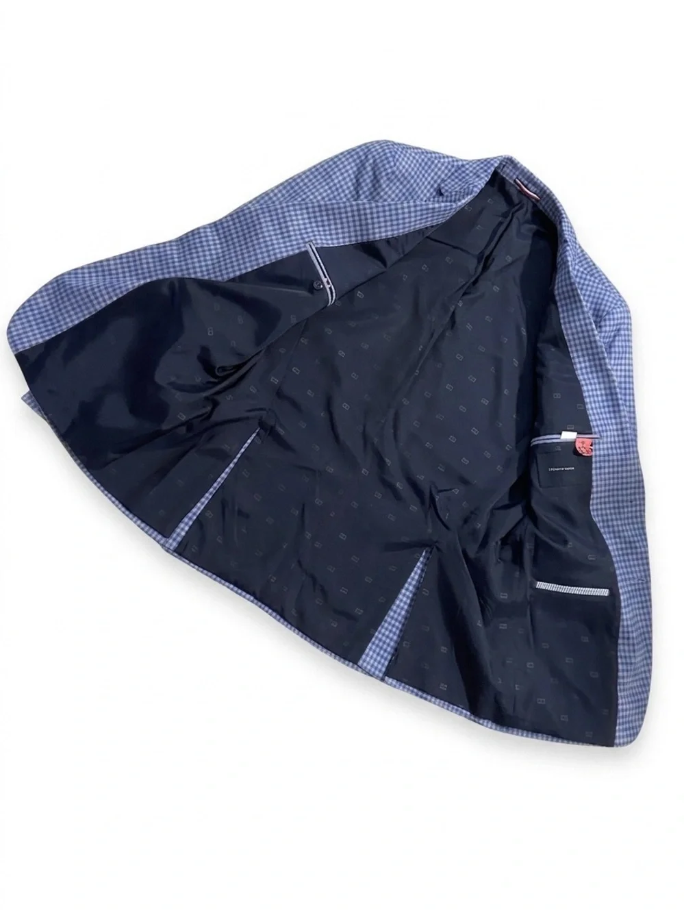 Tommy Hilfiger Men’s Blue Checked Blazer A1